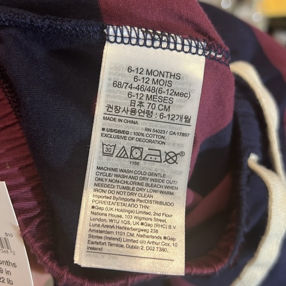 Gap Baby Cotton Striped Pants - Picture 6 of 6
